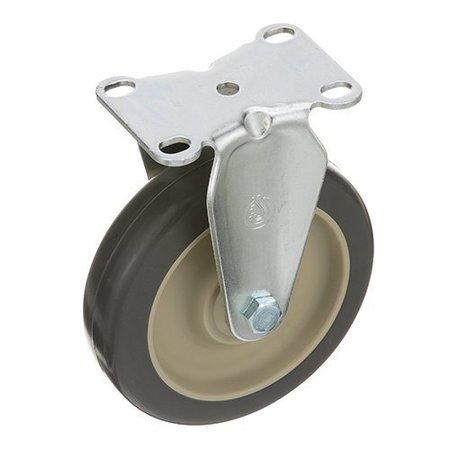 RUBBERMAID Caster, Plate, 5", Rgd, Gry For  - Part# Rbmd4501-L1 RBMD4501-L1